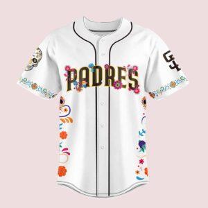 Padres Dia De Los Muertos Baseball Jersey Padres Dia De Los Muertos Baseball Jersey