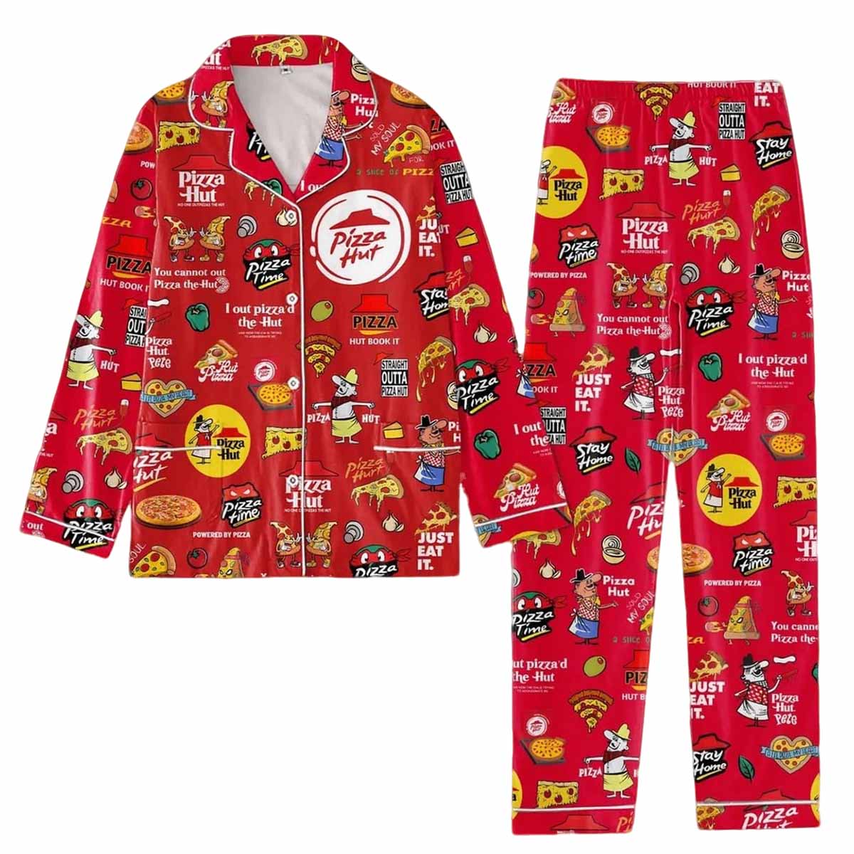 Pizza Hut Pajamas Set Pizza Hut Pajamas Set