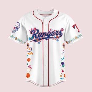 Rangers Dia De Los Muertos Baseball Jersey