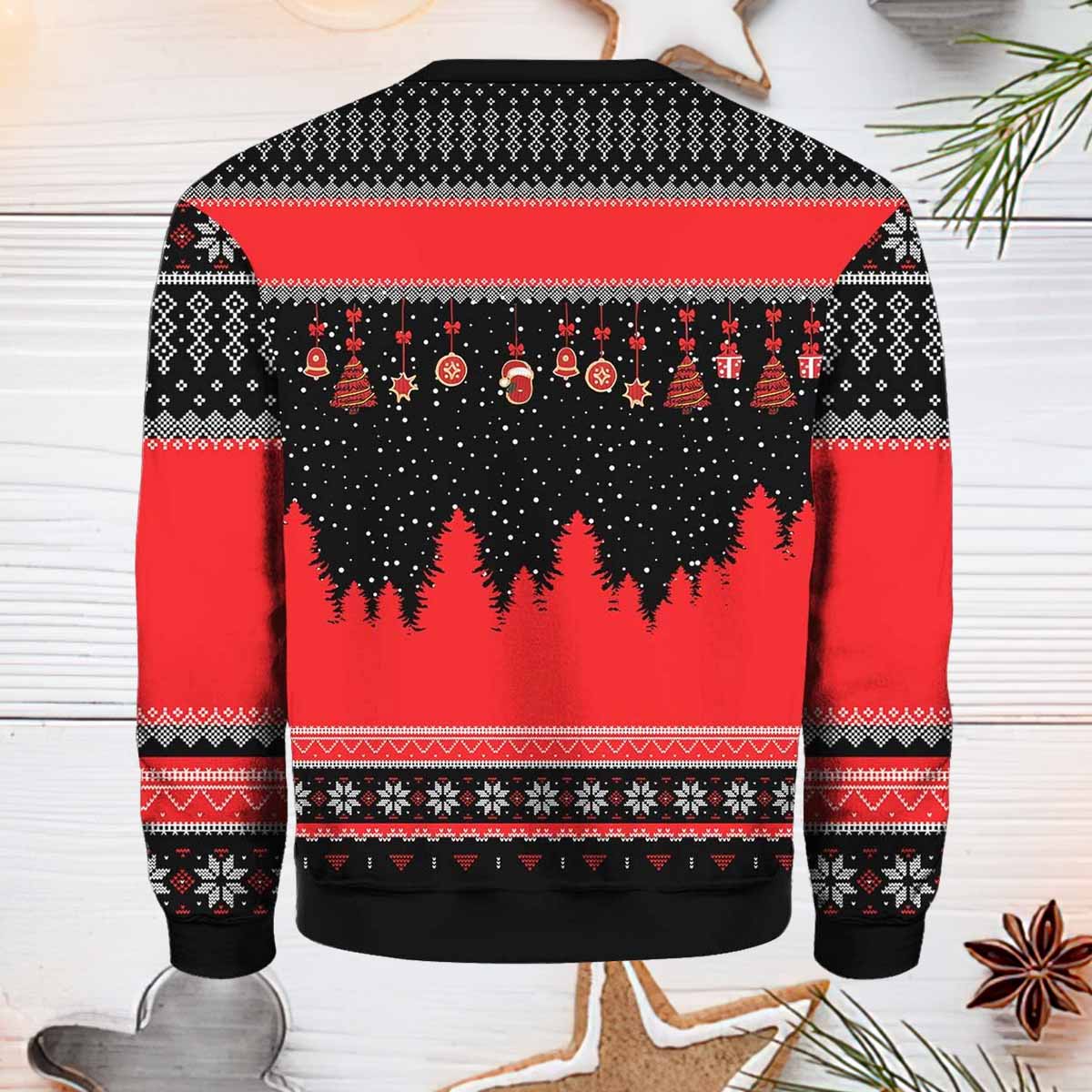 Santa Biker Oh What Fun It Is To Ride Ugly Christmas Sweater Santa Biker Oh What Fun It Is To Ride Ugly Christmas Sweater