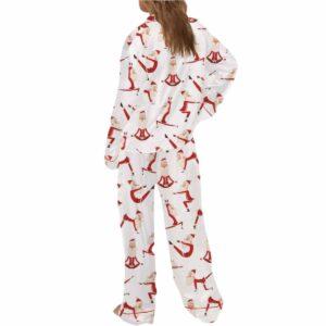 Santa Yoga Satin Pajama Set 1 Santa Yoga Satin Pajama Set