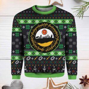 Sauron Eye Lord Of The Rings Ugly Christmas Sweater