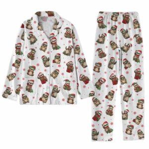 Sloth Christmas Pajama Set Sloth Christmas Pajama Set