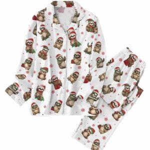 Sloth Christmas Pajama Set 1 Sloth Christmas Pajama Set