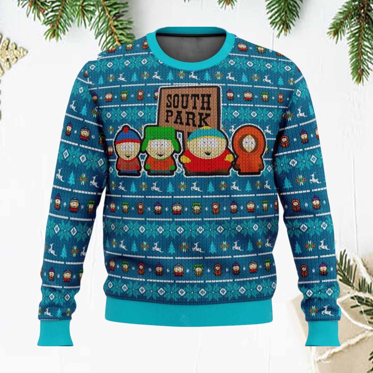 South Parks Ugly Christmas Sweater South Parks Ugly Christmas Sweater