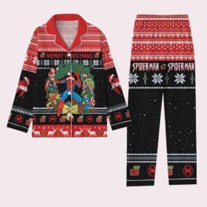 Spider-Man Hulk Iron Man Pajama Set