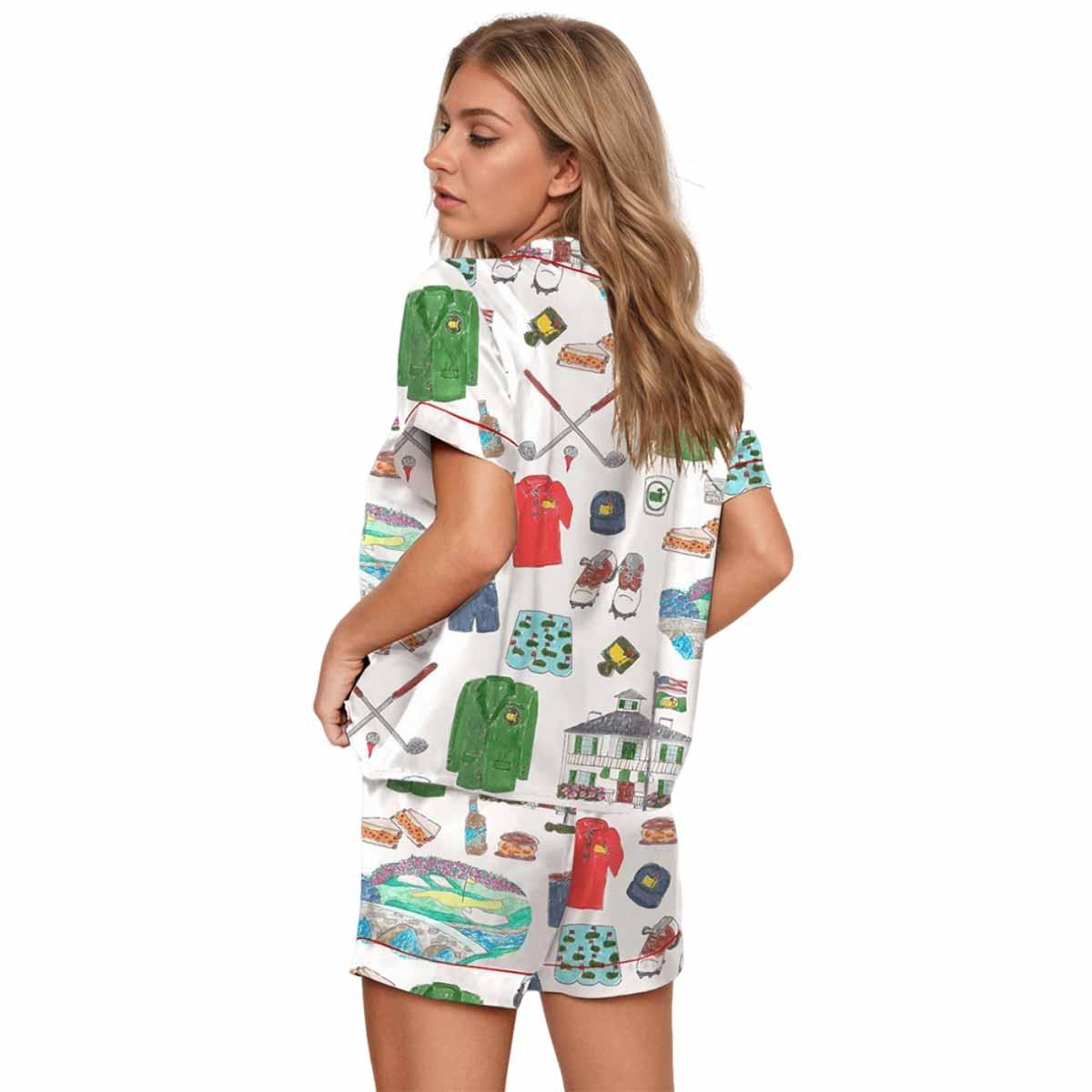 Sports Life Diary Graphic Pajama Set Sports Life Diary Graphic Pajama Set