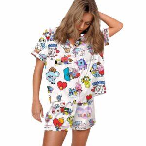The Bangtan Boys Cute Pajama Set