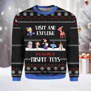 The Island of Misfit Toys Rudolph Christmas Sweater
