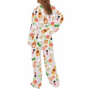 The Spicy Pink Daisy Margarita Pajama Set 1 The Spicy Pink Daisy Margarita Pajama Set