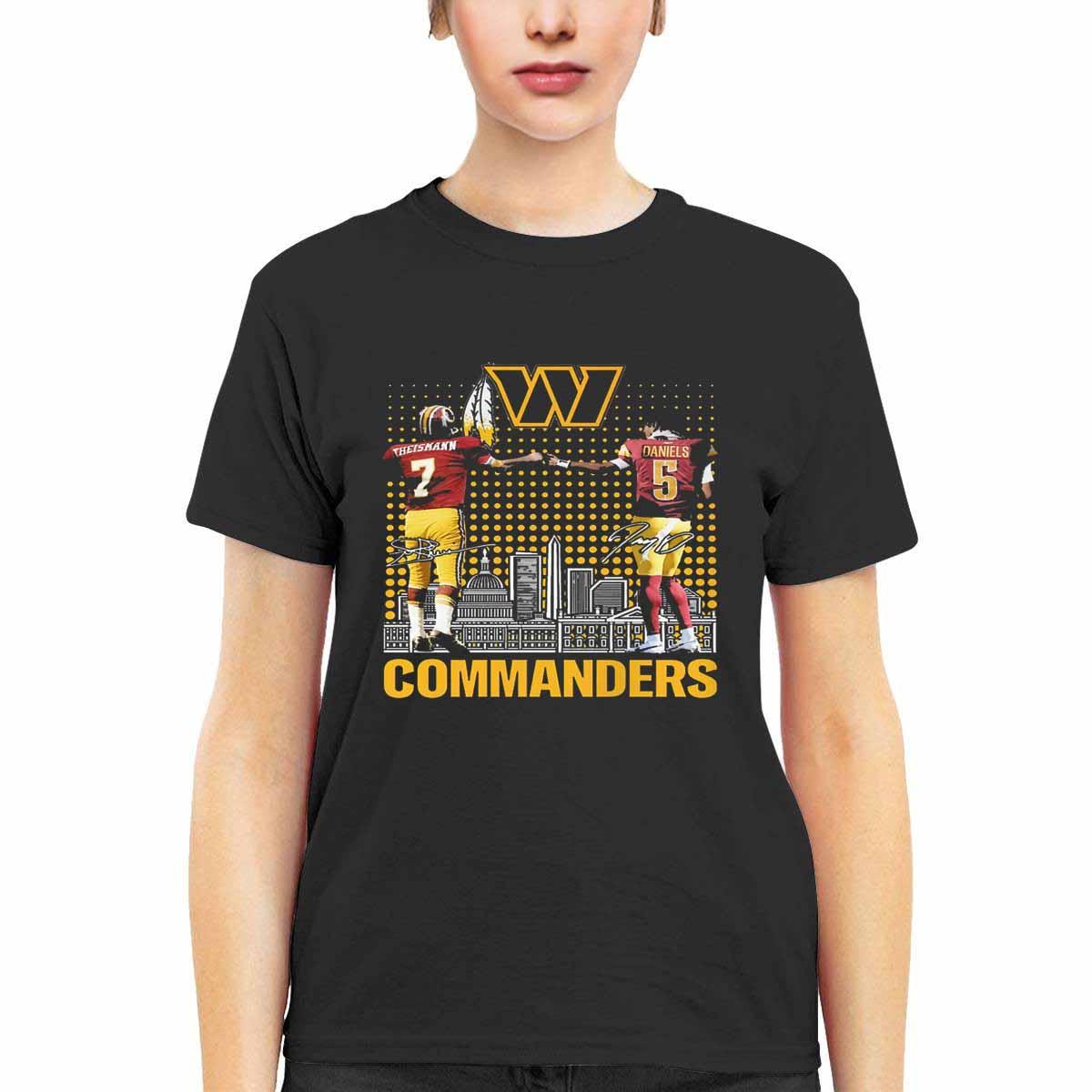 Theismann Daniels Commanders Football Shirt Theismann Daniels Commanders Football Shirt