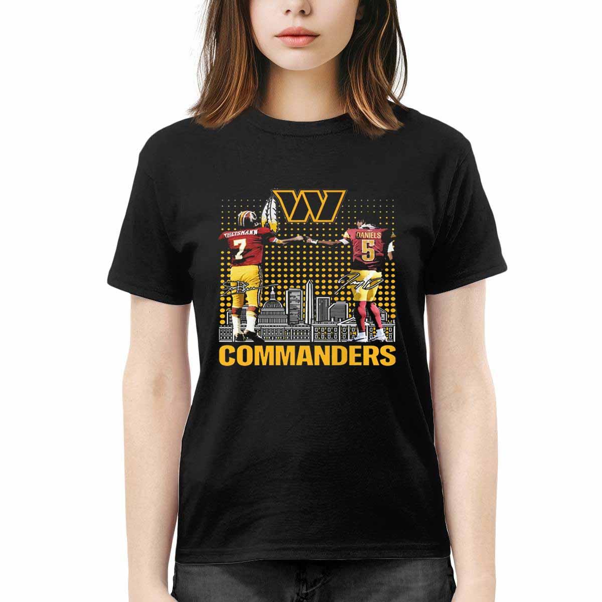 Theismann Daniels Commanders Football Shirt Theismann Daniels Commanders Football Shirt