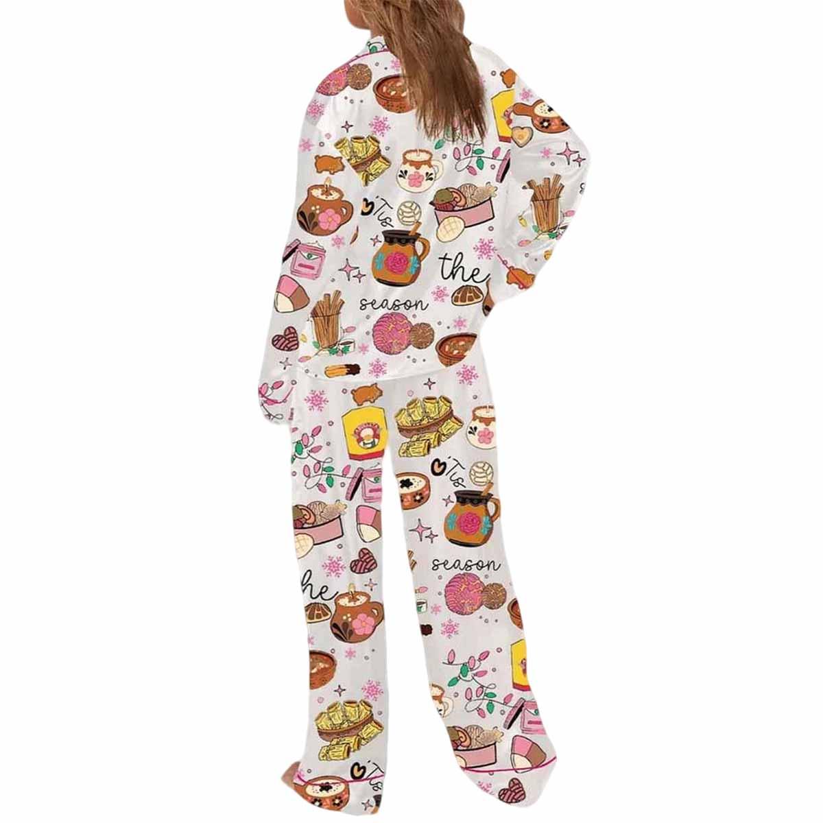 Tis The Season Mexican Snacks Pajama Set Tis The Season Mexican Snacks Pajama Set