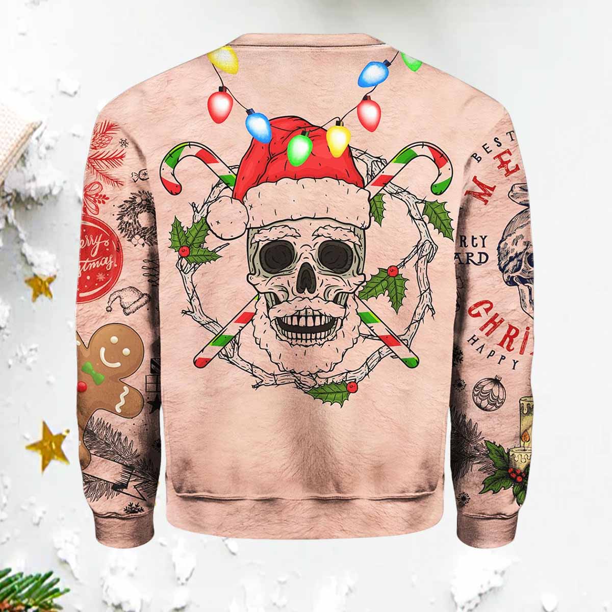 Topless Xmas Life Ugly Christmas Sweater Topless Xmas Life Ugly Christmas Sweater