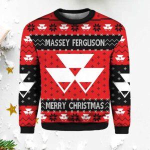 Tractor Massey Ugly Christmas Sweater