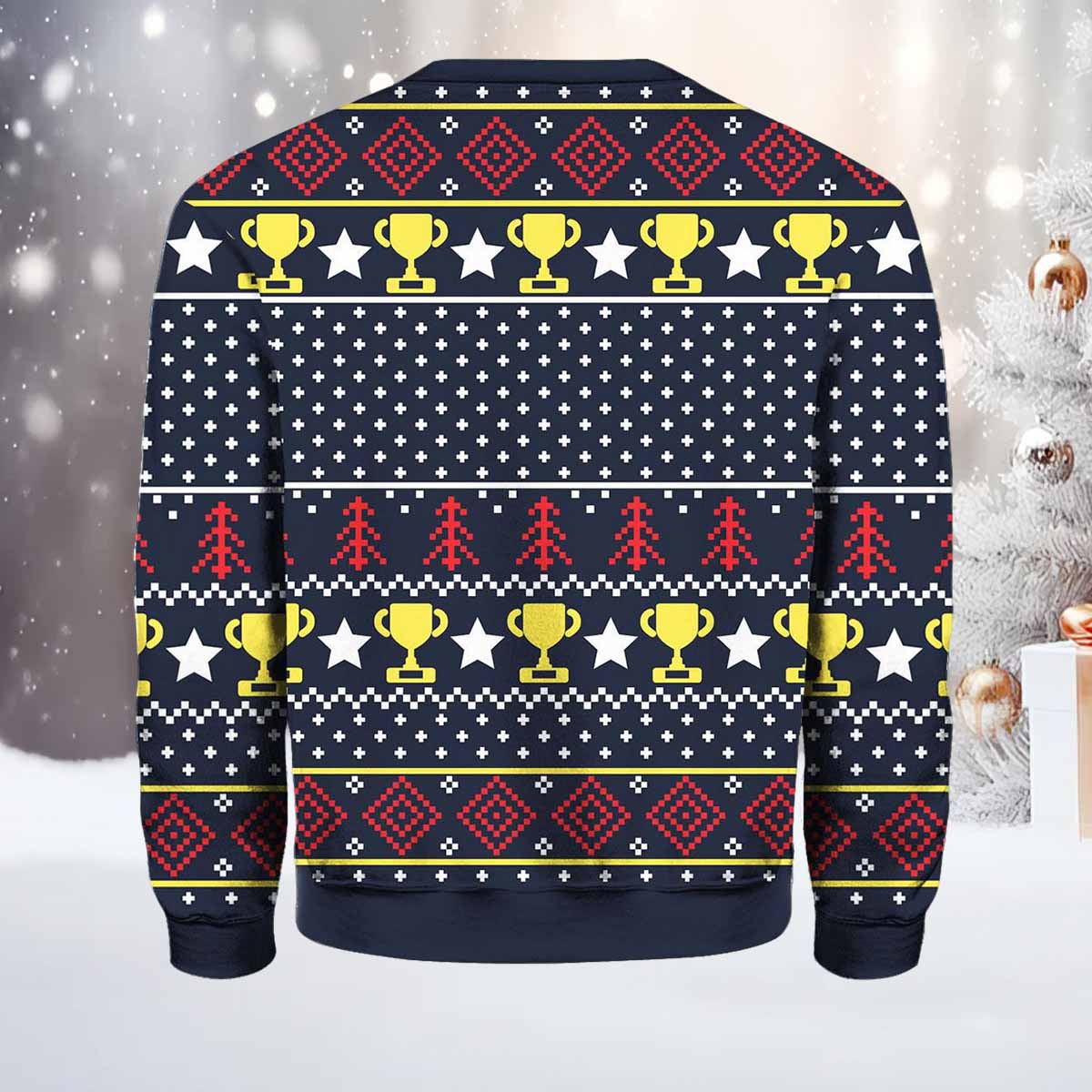 Trophy Husband Ugly Christmas Sweater Trophy Husband Ugly Christmas Sweater