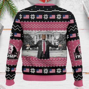 Trump Daddy's Home White House 2024 Christmas Sweater