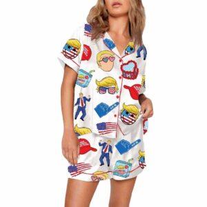 Trump Dance Make America Great Again Hat Pajama Set Trump Dance Make America Great Again Hat Pajama Set