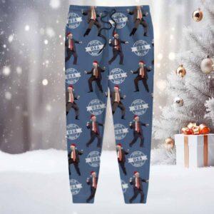 Trump Dancing A Little Bit Crazy Made in USA Christmas Sweatpants 2 Trump Dancing A Little Bit Crazy Made in USA Christmas Sweatpants
