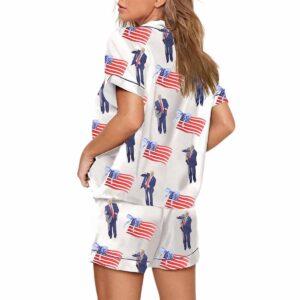 Trump Dancing Coquette Bow America 2024 Pajama Set 1 Trump Dancing Coquette Bow America 2024 Pajama Set