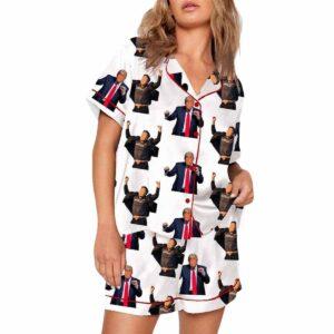 Trump Elon Musk Jumping Musk Pajama Set