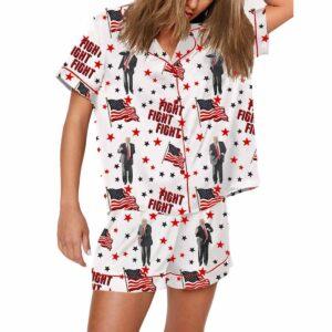 Trump Fight Fight Fight Pajama Set Trump Fight Fight Fight Pajama Set