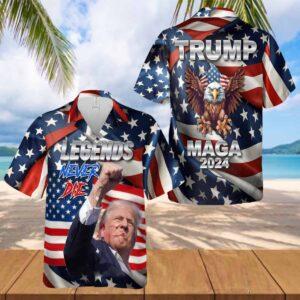 Trump Legends Never Die Hawaiian Shirt 1 Trump Legends Never Die Hawaiian Shirt