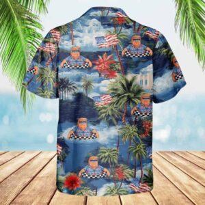 Trump Let's Go Party Summer Vacation Tropical Hawaiian Shirt