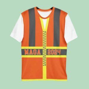 Trump Maga 2024 Trash Truck Driver Vest Shirt Trump Maga 2024 Trash Truck Driver Vest Shirt