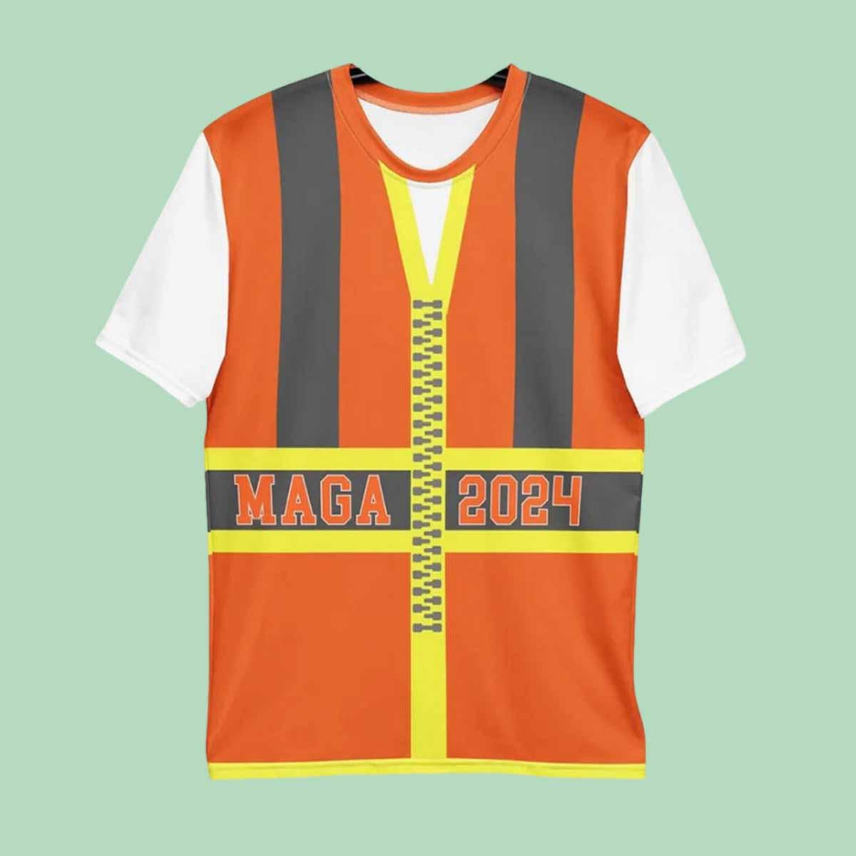 Trump Maga 2024 Trash Truck Driver Vest Shirt Trump Maga 2024 Trash Truck Driver Vest Shirt