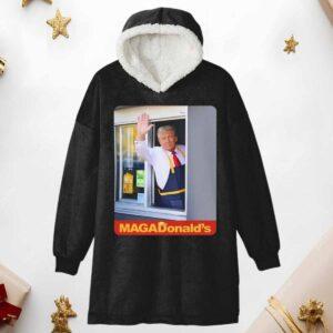 Trump MagaDonald’s Hoodie Blanket Trump MagaDonald’s Hoodie Blanket