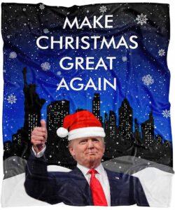 Trump Make Christmas Great Again Blanket Trump Make Christmas Great Again Blanket