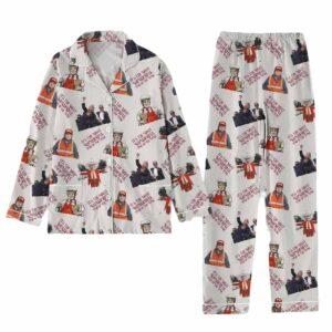 Trump McDonald Christmas Pajama Set