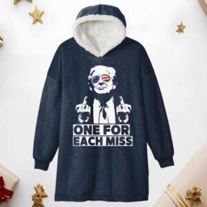 Trump One For Each Miss Hoodie Blanket Trump One For Each Miss Hoodie Blanket