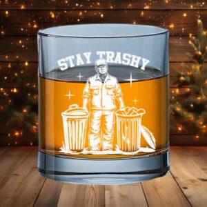 Trump Stay Trashy Whiskey Glass Trump Stay Trashy Whiskey Glass