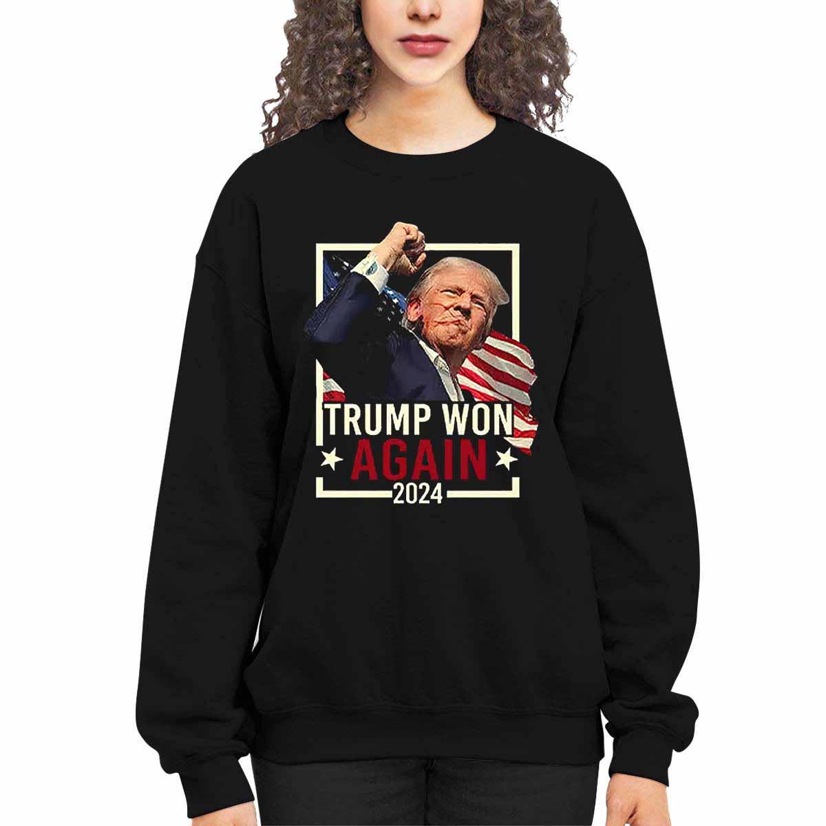 Trump We Won Again 2024 Shirt Trump We Won Again 2024 Shirt