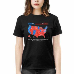 Trump Won 2024 US Presidential Election Results College Map Shirt 1 Trump Won 2024 US Presidential Election Results College Map Shirt