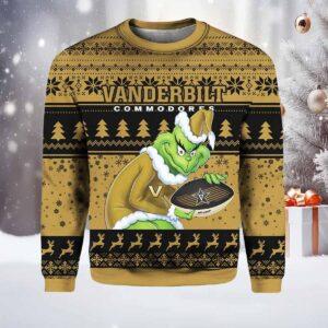Vanderbilt Grnch Christmas Ugly Sweater Vanderbilt Grnch Christmas Ugly Sweater