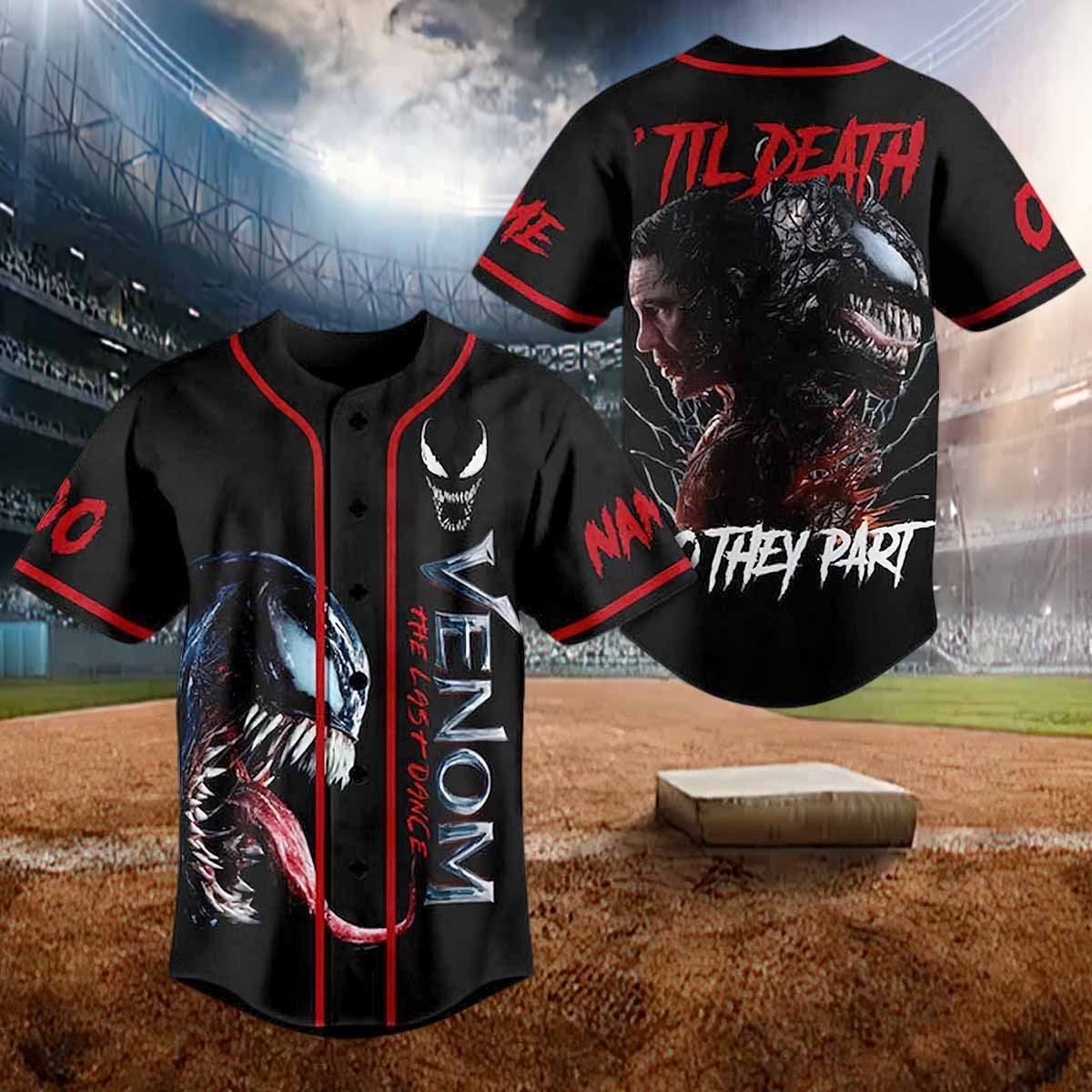 Venom The Last Dance Custom Jersey 2024 Venom The Last Dance Custom Jersey 2024