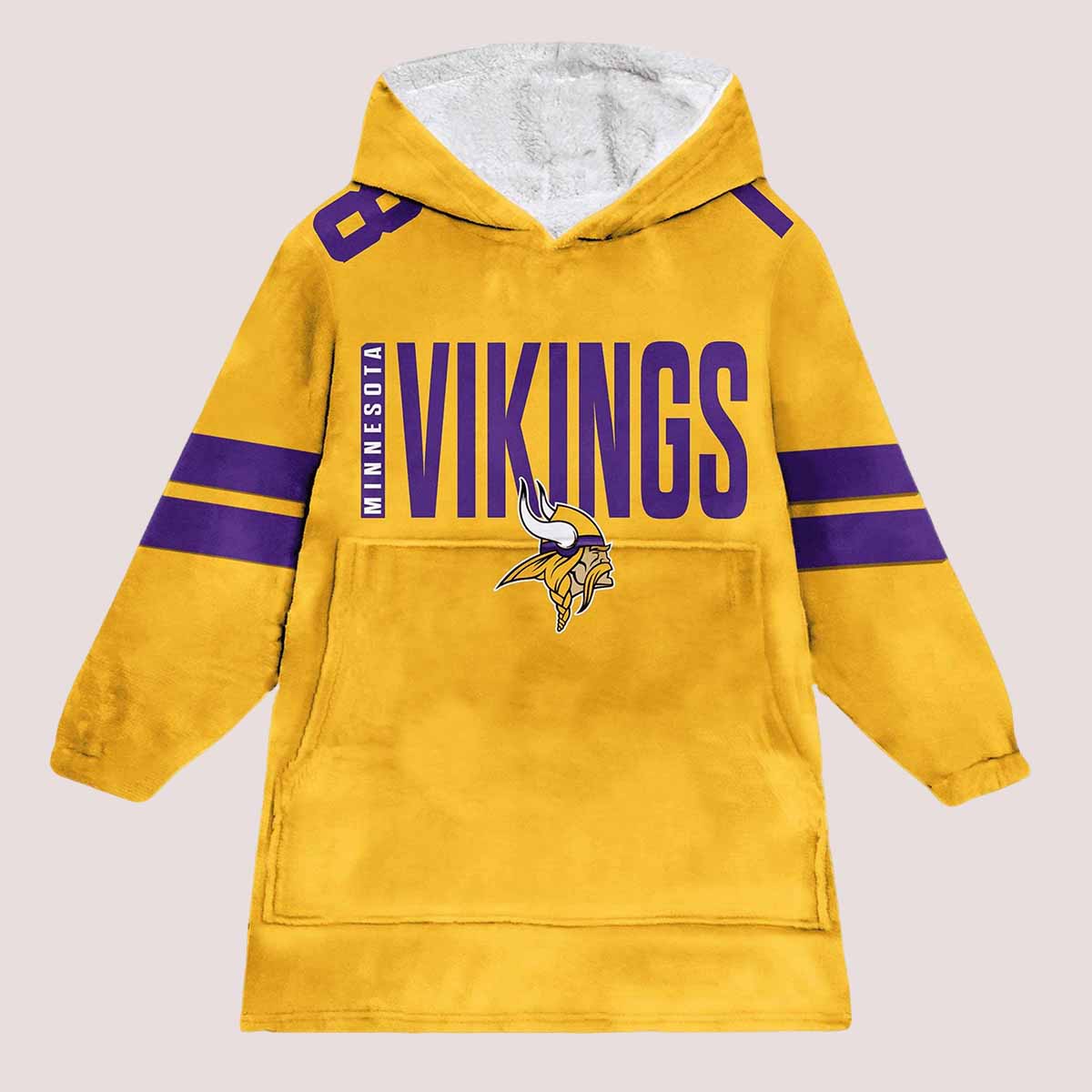 Vikings Jefferson18 Football Unisex Blanket Hoodie Vikings Jefferson18 Football Unisex Blanket Hoodie