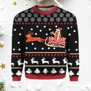 Wienerschnitzel Ugly Christmas Sweater