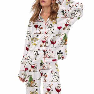Winey Snowman Pajama Set
