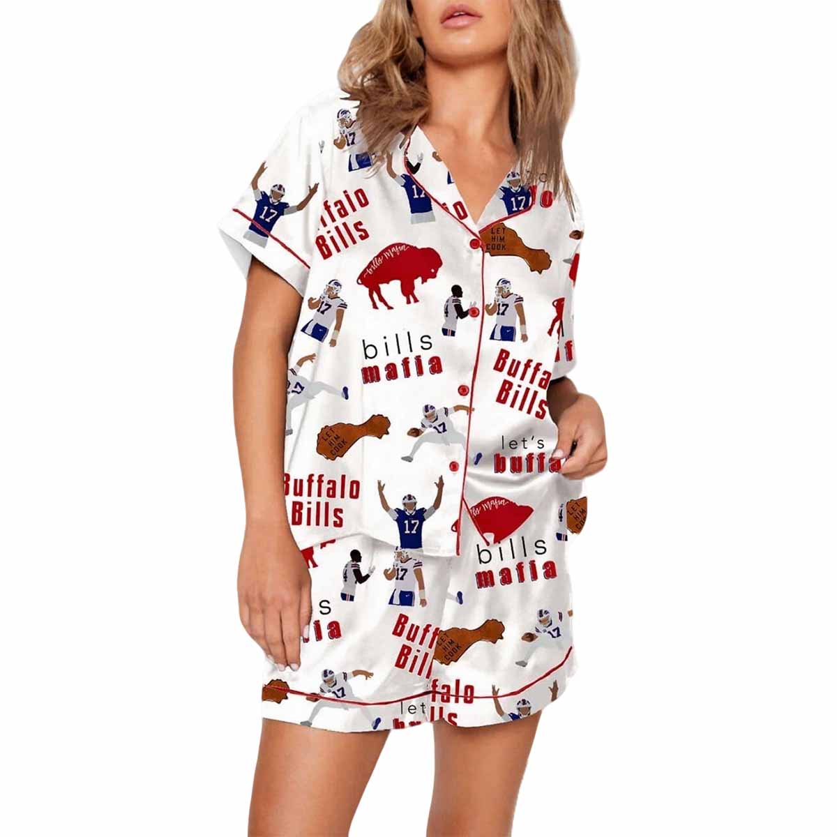 Women’s Bills Mafia Let Him Cook Pajama Set Bills Mafia Let Him Cook Pajama Set