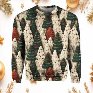 Women's Christmas Pine Tree Sweater