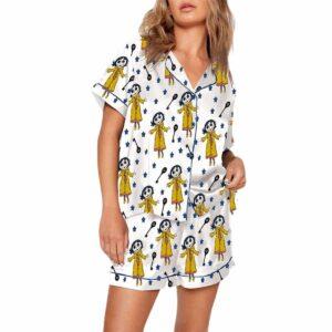 Women’s Coraline Print Pajama Set Women’s Coraline Print Pajama Set