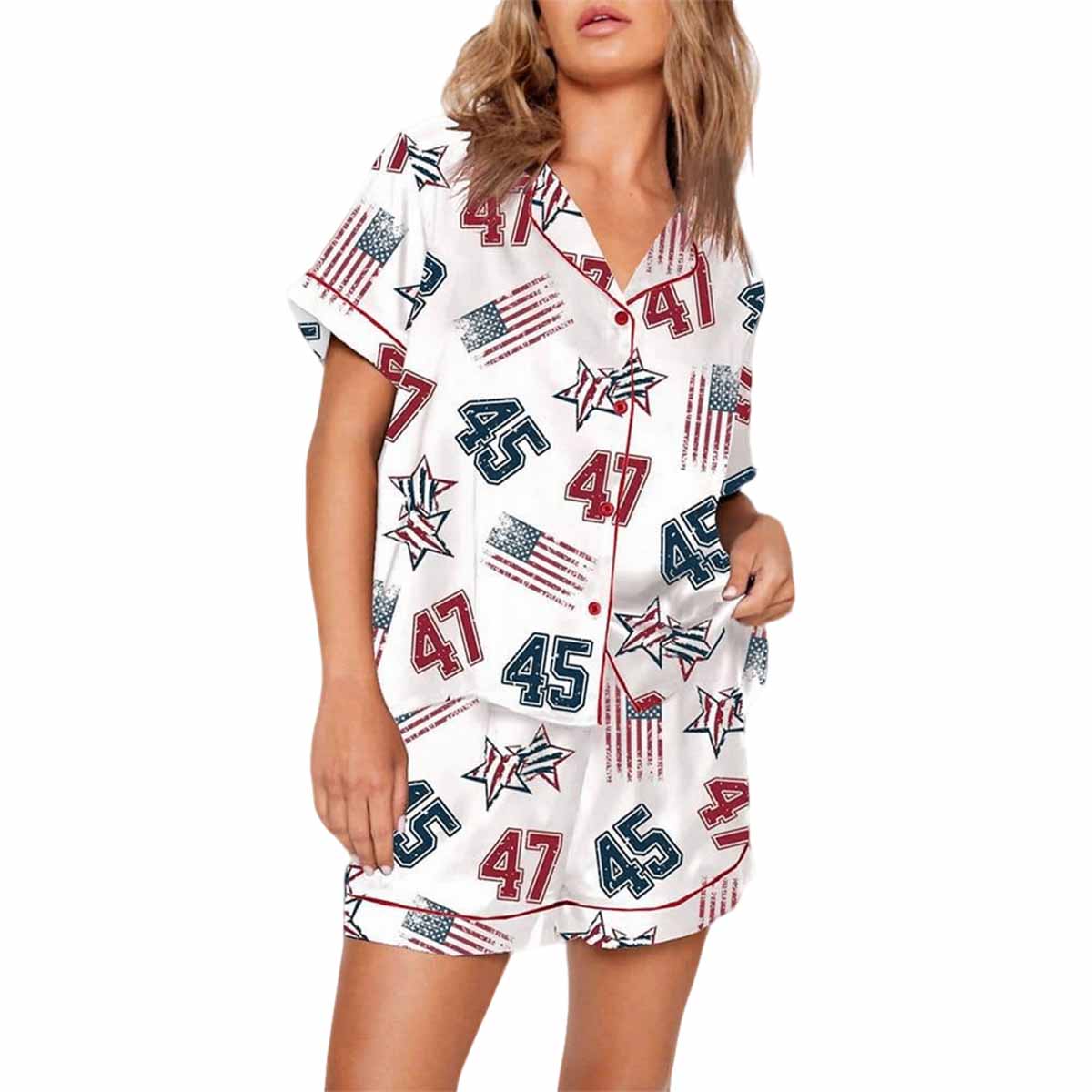 Women’s Trump America 45 47 Pajama Set Womens Trump America 45 47 Pajama Set