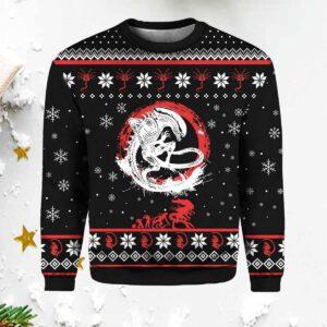 Xenomorph Alien Ugly Christmas Sweater Xenomorph Alien Ugly Christmas Sweater