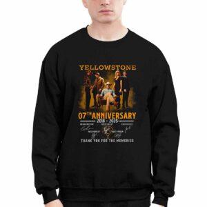 Yellowstone 7th Anniversary 2018 2025 Signature Thank You For The Memories Shirt 2 Yellowstone 7th Anniversary 2018 2025 Signature Thank You For The Memories Shirt2