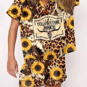 Yellowstone Junkie Sunflower Pajama Set