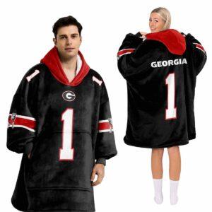 1 Georgia Football Unisex Blanket Hoodie